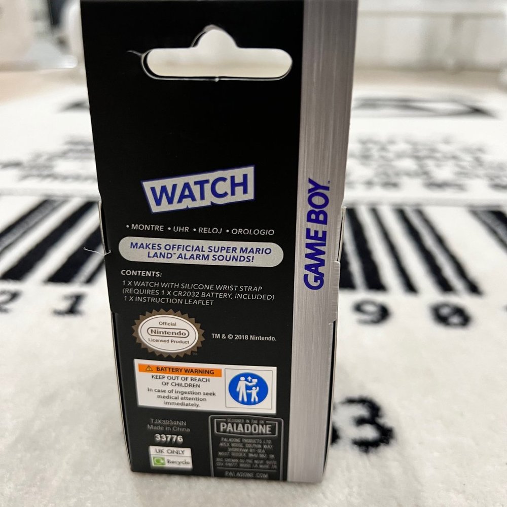 Nintendo Game Boy Digital Wristwatch Watch Paladone Super Mario Sound NES Sealed - Picture 5 of 10